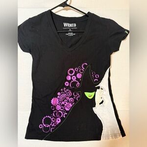 Wicked Black and Purple Graphic Women's Tee